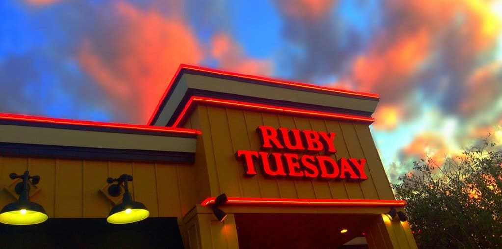 ruby tuesday gluten free menu