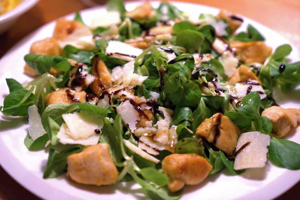 Parmesan Chicken Caesar Salad