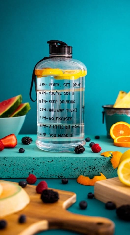 lemon and blueberry