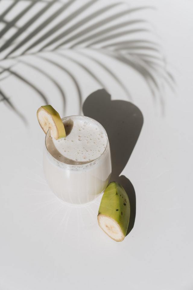 banana peach smoothie