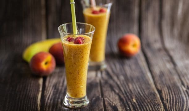 Banana Peach Smoothie